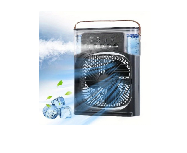 Ventilador humidificador portatil